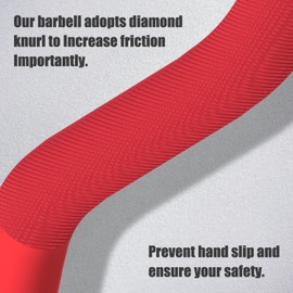 Olympic Barbell 4ft/7ft Curl Weight Bar, Rated 700lbs/330lbs/1000lbs/1500lbs Capacity Chrome Barbells for Home Gym Professional Fitness Weightlifting, Crossfit, Power Lifting and Strength Training