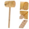 TEHAUX Hammer Smooth Handle Carpenter Mallet Durable Woodworking Tool for