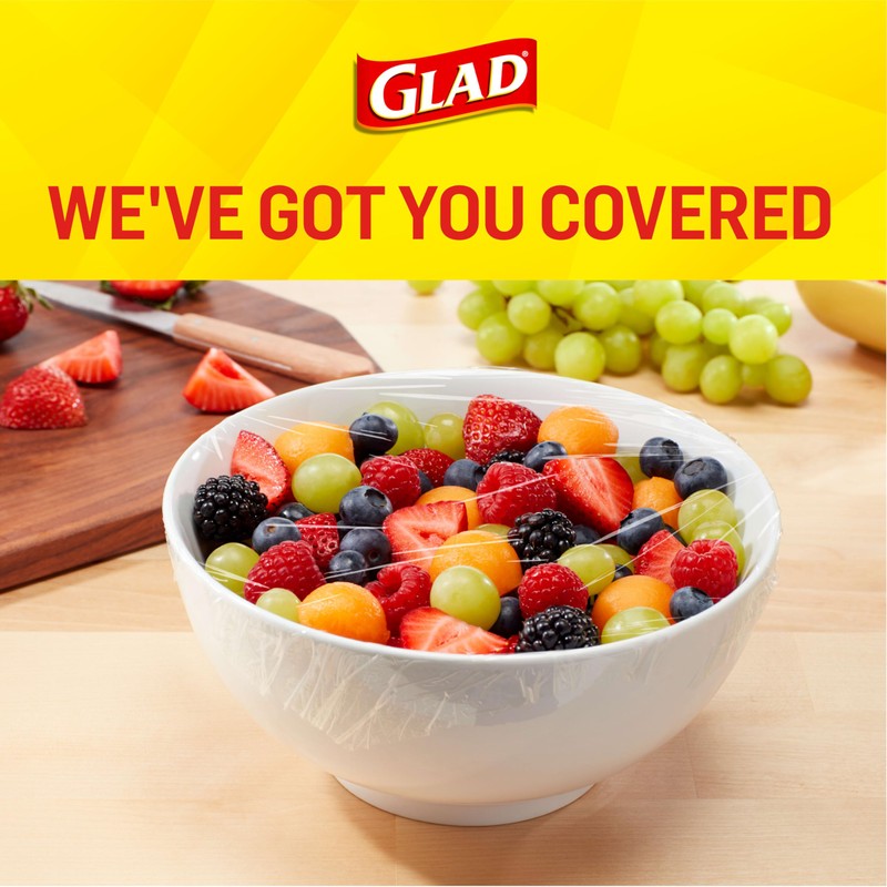 Glad Cling N Seal Plastic Food Wrap, 200 Square Foot