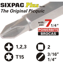 Picquic 44606 3-multi-driver Family Pack, Bright Orange Opaque