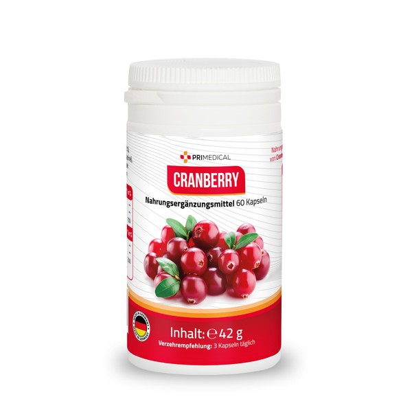 primedical Cranberry Capsules with Vitamin C 1 x 60 Capsules