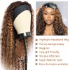 Highlight Ombre 16 Inch Brazilian Real Hair Wig Curly Wigs