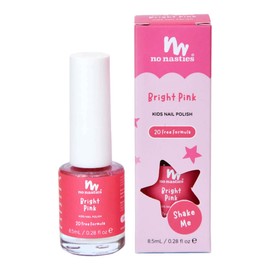 No Nasties Kids Water-Based Nail Polish - Bright Pink, 8.5ml