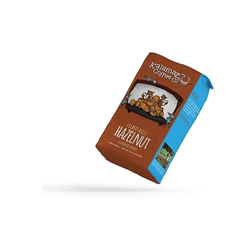 KALAMAZOO COFFEE COMPANY Hazlenut Whole Bean Coffee - Filbert Hills