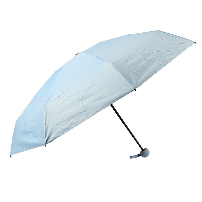 Sun Umbrella Mini Compact Sky Blue Foldable Umbrella for Sunny