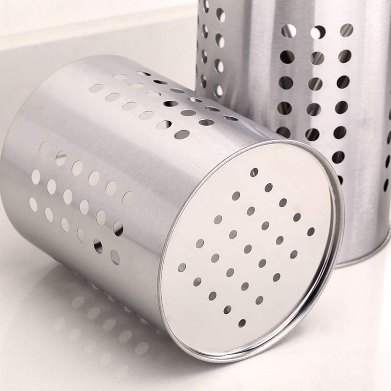Feelava 2 Pack Stainless Steel Kitchen Utensil Holder for Organizing