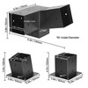 4x4 Pergola Bracket Kit, Carbon Steel 3-Way Slanted Connectors for