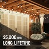 Visther 30-Pack LED Outdoor String Light Bulbs, Waterproof S14 Replacement