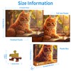 1000 Piece Puzzle for Adults Window Cat Puzzles for Adults