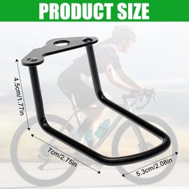 EORTA 2 Pieces Derailleur Guard Steel Bicycle Derailleur Guard Rack Bicycle Rear Protector for Outdoor Mountain Road Cycling Bike
