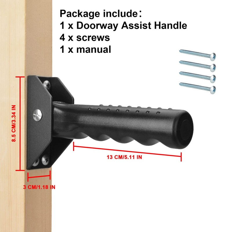 Doorway Assist Handle, Door Grab Bars, Folding Door Grab Rail