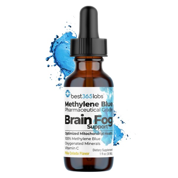 Methylene Blue Pharmaceutical Grade, USP Grade, Third-Party Tested with Vitamin