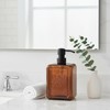 Amber Glass Soap Dispenser Pure SOAP 18 FL OZ –