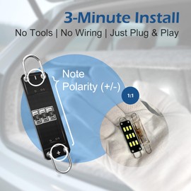 Prutomr 4-Pack 561 LED Dome Light Bulb Auto Interior Rigid Loop Festoon Bulbs Inside Lights for Car Error Free Fit for 561LL, 562, 562LL, 564, RL4410 Loop Lamps White 44mm High Bright