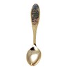 Spanner, Spoon, Gold, Overall Length 13.9 cm Ukiyoe Cutlery, Teaspoon,