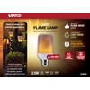 Satco S29806 Indoor/Outdoor LED Flame Effect Light Bulb, T19 Shape,