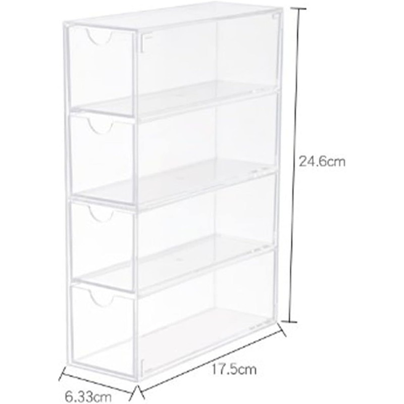 Caja de Almacenamiento de Cajones para Gafas Soporte de Acrílico