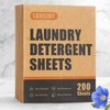LANSIRY Laundry Detergent Sheets - 200 Loads Fresh Linen Scent