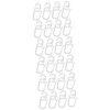 150 pcs Transparent Curtain Hooks, Plastic Hooks, Curtain Hooks, Shower