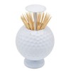 Seadream Golf Ball Automatic Toothpick Holder Box Bucket Pop-up Novelty