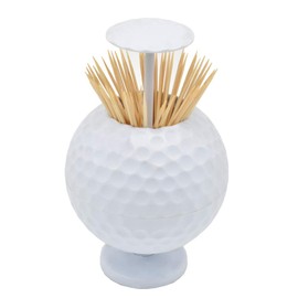 Seadream Golf Ball Automatic Toothpick Holder Box Bucket Pop-up Novelty Gift Indoor & Cars Golf Decoration