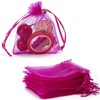 Tendwarm 100pcs 3x4 Inch Sheer Organza Bags for Party Festival