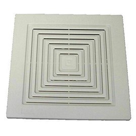 97011723 Fits Bath Bathroom Ceiling Fan Grille Grill Cover Plastic White