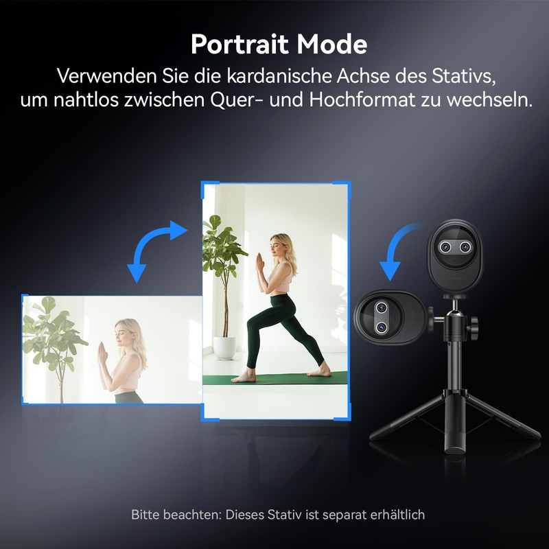EMEET 4K Webcam Piko, World's First AI-Powered 4K Webcam with