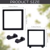 Framendino, 8 Pack Black 3D Floating Frame Display Case Challenge