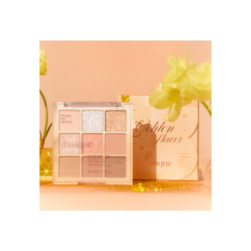 DASIQUE Golden Flower Collection Set (Shadow + Cheek +Tint) 3items