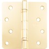 Stone Harbor Hardware 4" Ball-Bearing Door Hinges, 1/4" Radius Corner,