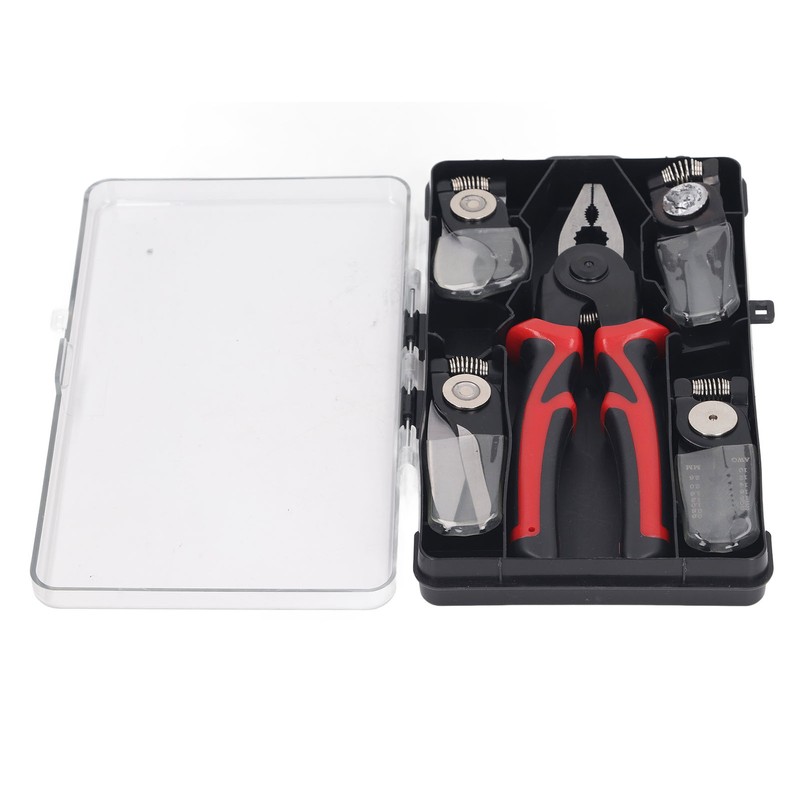 5 in 1 Wire Stripper Prevent Slip Handle Shear Pliers