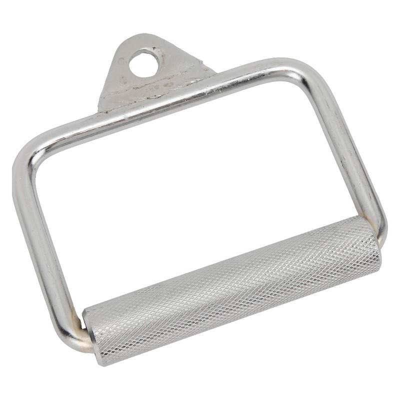 Cable Machine Handle Steel Knurled Fitness Hand Grip Pulldown Rowing