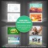 50 Pockets Mini Sheet Protectors fit 4x6'' Cards (Pack of