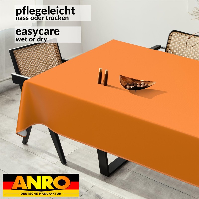 ANRO Oilcloth Tablecloth, Washable, Oilcloth, Garden Tablecloth, Outdoor, Indoor, 100