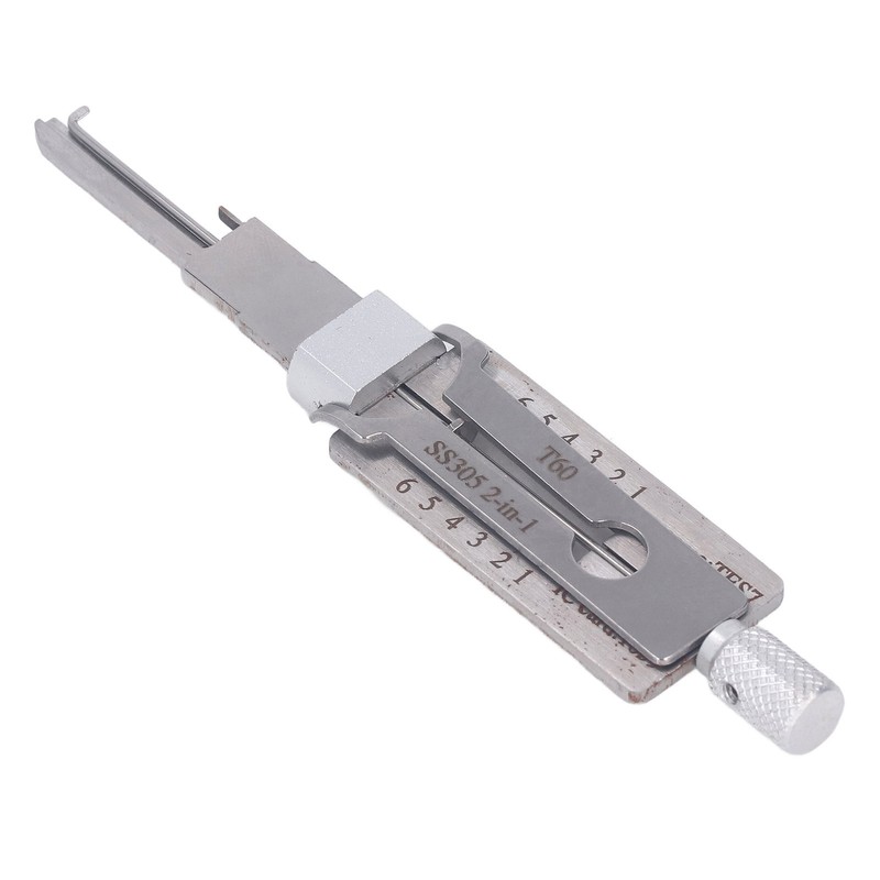 2 in 1 Decoder Tool Hook and Pickup Set Stainless