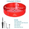 6-1/2 Inch / 165mm Hole Saw for Wood, Plastic Board,