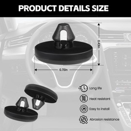 Ongfuwu 4 PCS Brake Switch Stopper, Car Brake Pedal Pad Brake Light Switch Stopper Replace 90541-06036, Automotive Clutch Pedal Stopper, Vehicle Brake Light Switch Pad for Truck