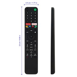 RMF-TX500U RMF-TX600U Replace Infrared Remote Control Compatible with Sony Bravia OLED TV KD-55X75CH KD-65X75CH KD-75X75CH KD-55X750H KD-65X750H KD-75X750H XBR-55A8H XBR-55A9G XBR-65A9G XBR-77A9G