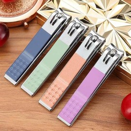 Other brands Basic design nail clippers stainless steel toenail clippers nail care - Navy / 기본 디자인 손톱 깍기 스텐 발톱 깍기 네일 케어 - 네이비