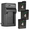 Kastar 3-Pack Battery and AC Wall Charger Compatible with DJI