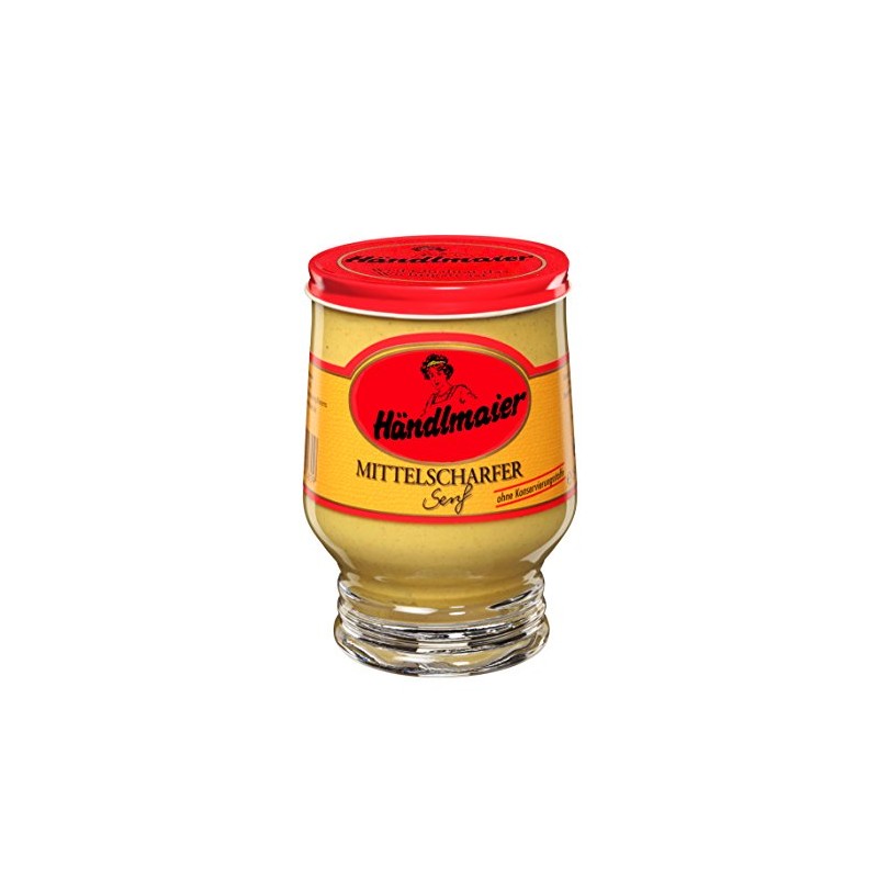 Handlmaier Medium Hot Mustard in Jar - 250 Ml