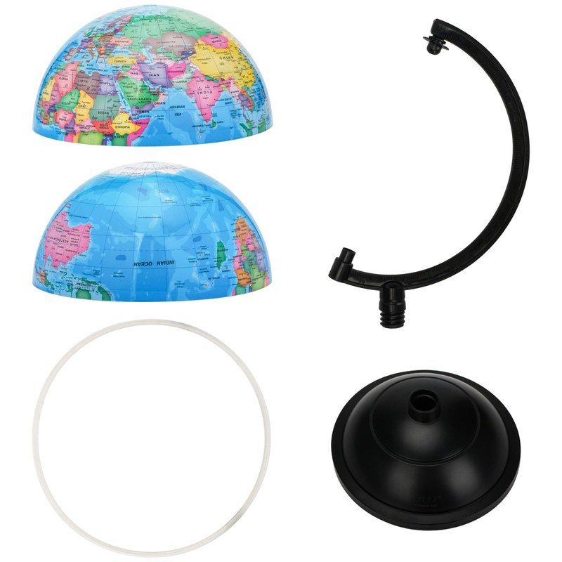 Topglobe Educational World Globe 20cm Swivel Rotating Desk Top Globe