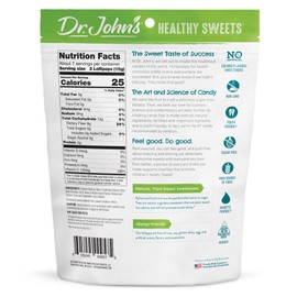 Dr. John's Healthy Sweets Watermelon Lollipops with Zero Sugar, Dye-Free, Plant Based, Keto Friendly, 14 Count, 3.85 OZ