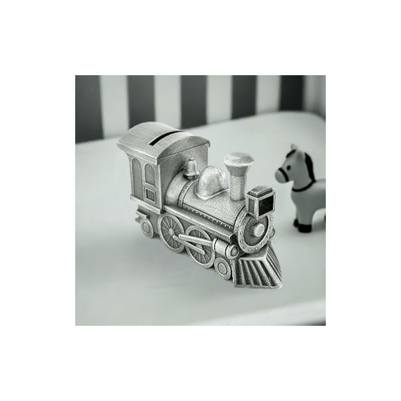 Baby Money Box Pewter Silver Gift Christening Newborn Shower Keepsake