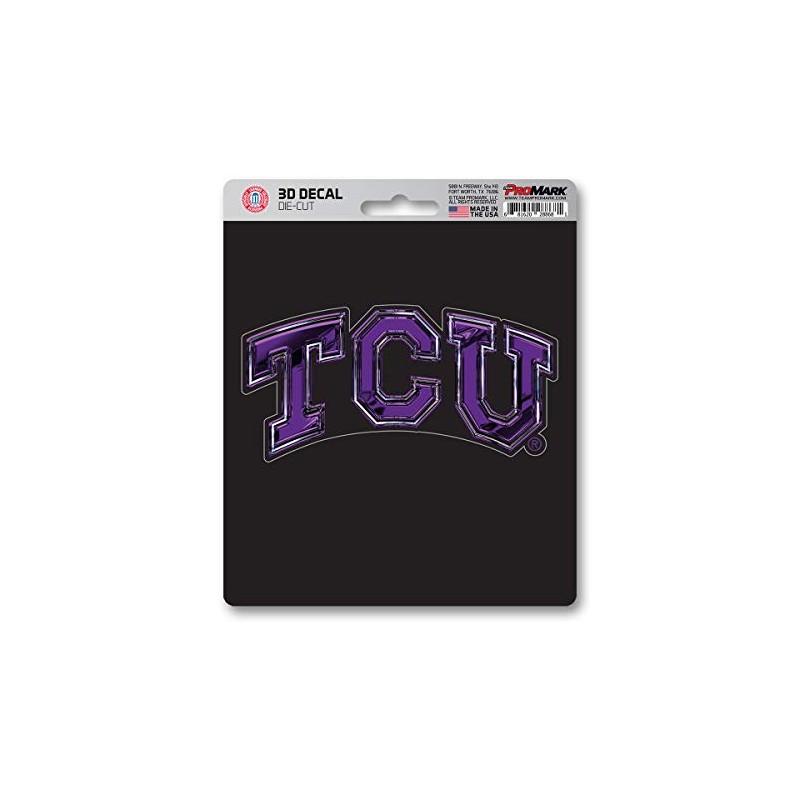FANMATS 62838 TCU Horned Frogs 3D Decal Sticker