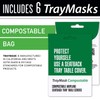 TrayMask Compostable Disposable Tray Table Cover | Must Have Airplane