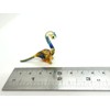 Sansukjai Apatosaurus Dinosaur Micro Tiny Figurines Hand Blown Glass Art