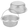 haodex Kitchen Sink Strainer Stainless Steel with Handle (2, Outer