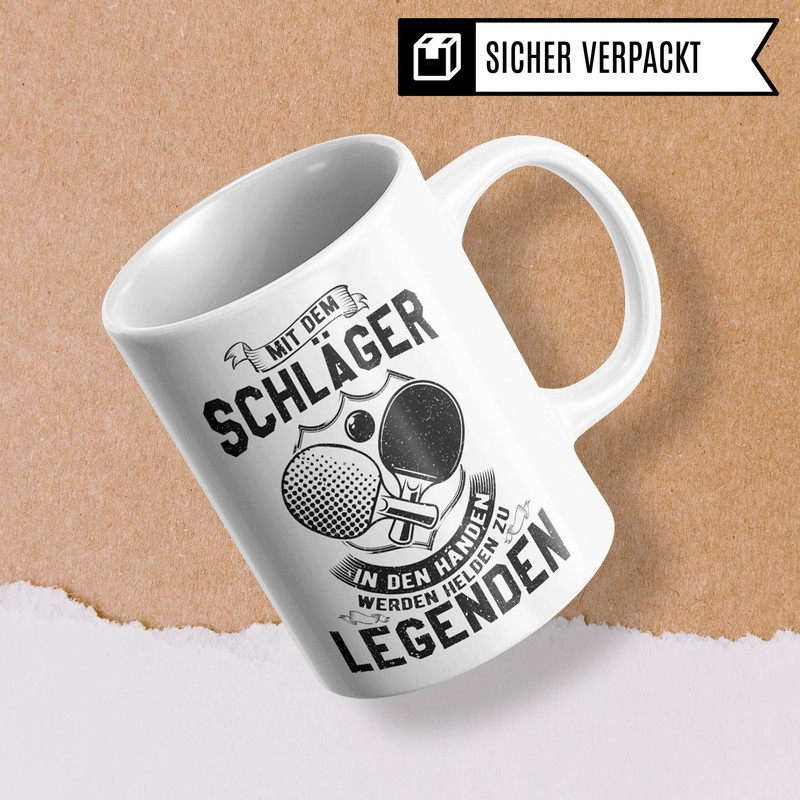 Pagma Druck Table Tennis Cup, Table Tennis Gift Ideas, Coffee